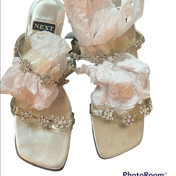 Crystal flower kitten heels - Picture 2 of 5